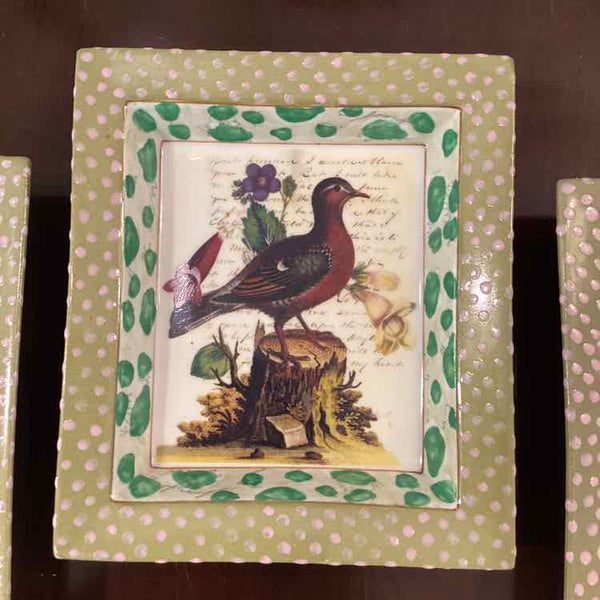 Three John Derian Bird Dishes