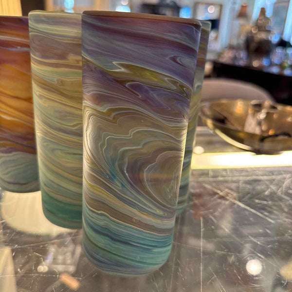 Hand Blown Phoenician Glasses - Set of 8