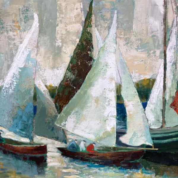Sailboat Painting By N. M. Geeson