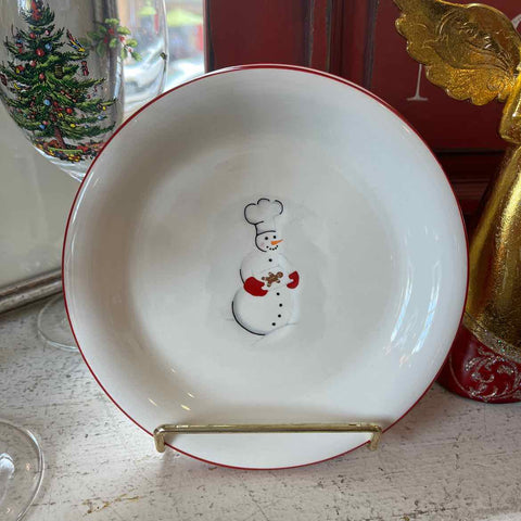 Four Williams Sonoma Appetizer Plates