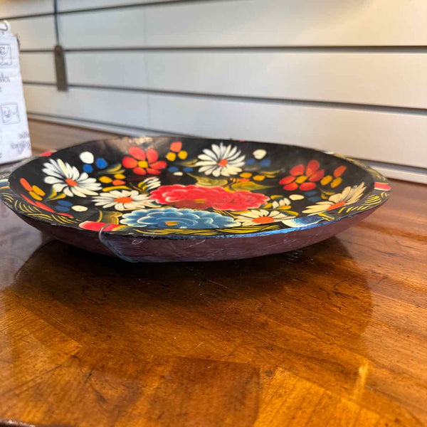Mexican Handpainted Wooden Bowl