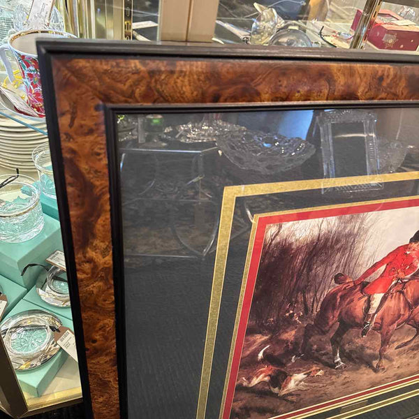Framed Hunt Scene Print