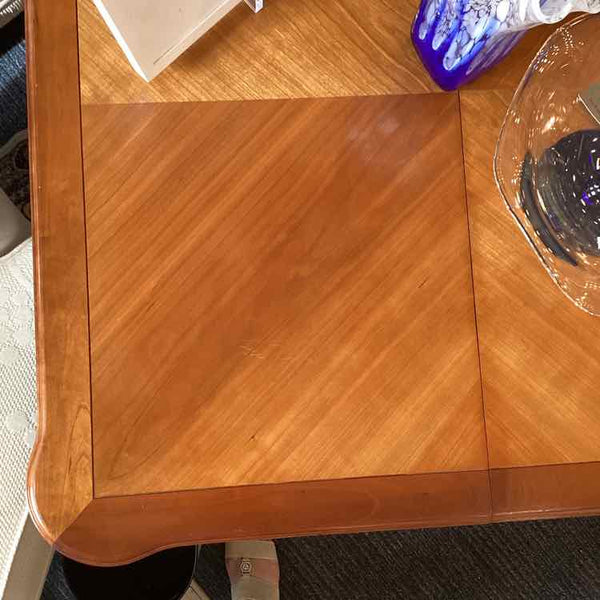 Kindel Dining Table, Bamboo Faux Legs - "AS IS"