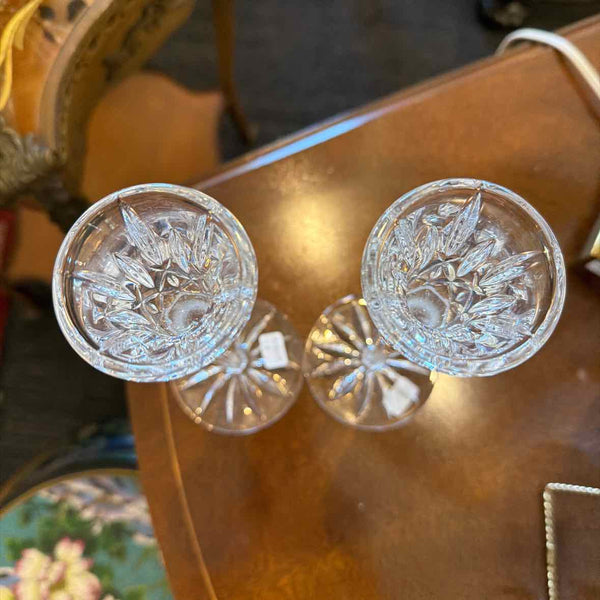 Pair of Crystal Candlesticks