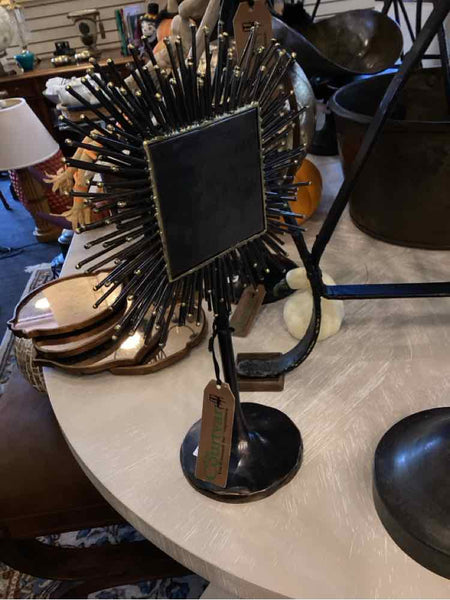 Starburst Mirror on Stand