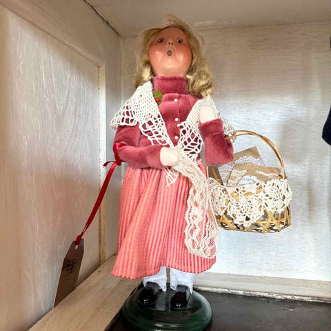 Byers' Choice Caroler Selling Lace