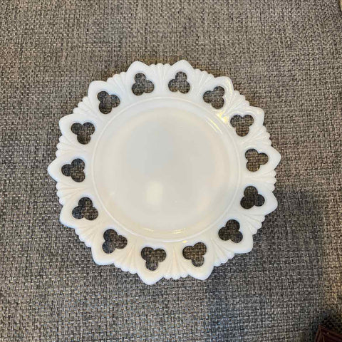 Kemper Milk Glass Plate