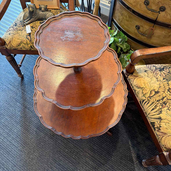 3 Tiered Mahogany Table