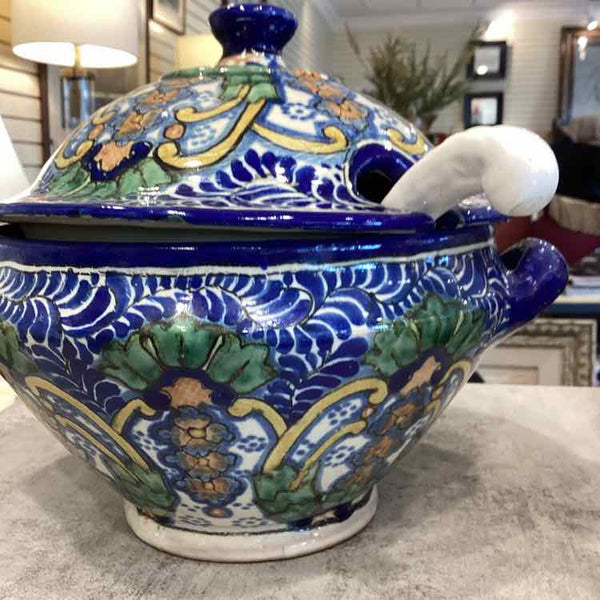 Italian Soup Tureen With Ladle