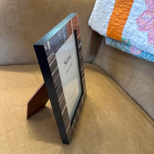 Black Gray Wood Frame