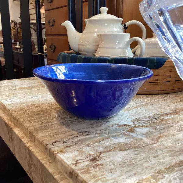 Small Blue Serving Bowl