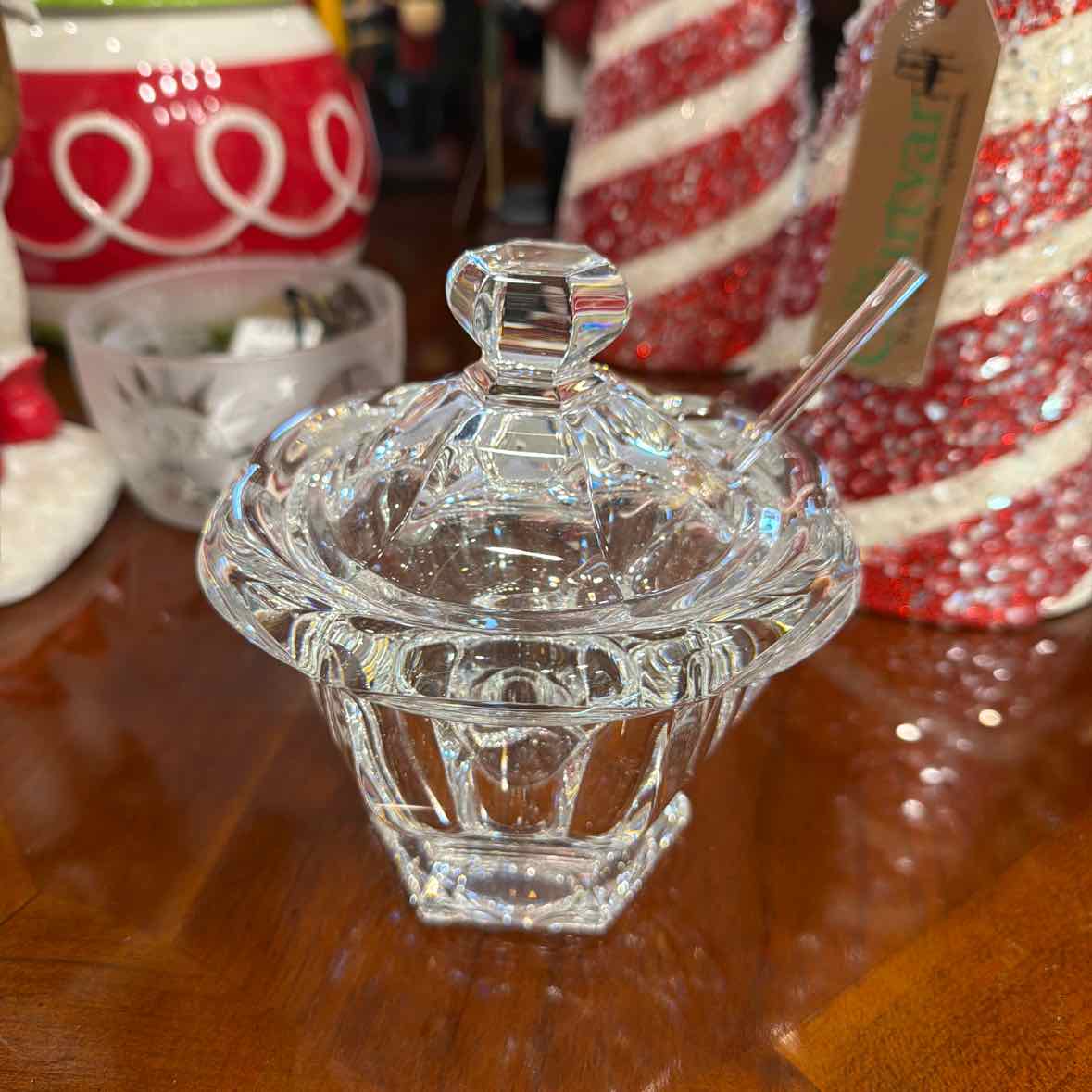 Baccarat Jam Jar with Spoon