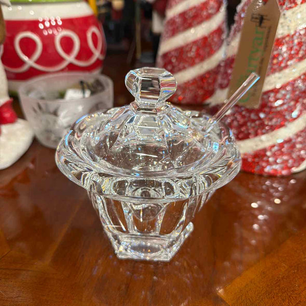 Baccarat Jam Jar with Spoon