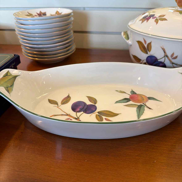 Royal Worcester "Evesham" Oval Baking Dish