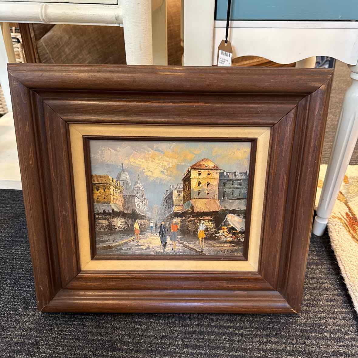 Signed European Street Scene