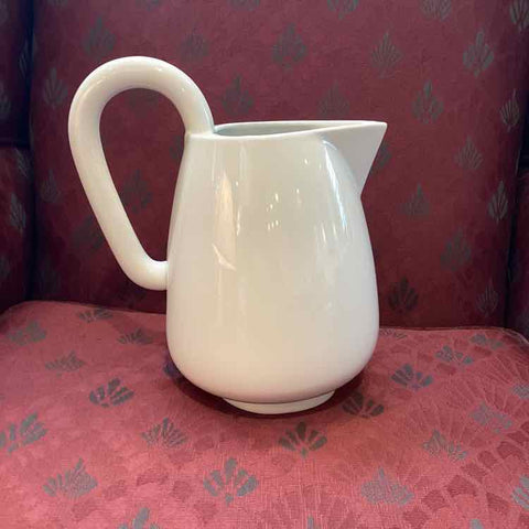 White Ceramic Pitcher