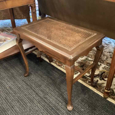 Vintage Cane Bench