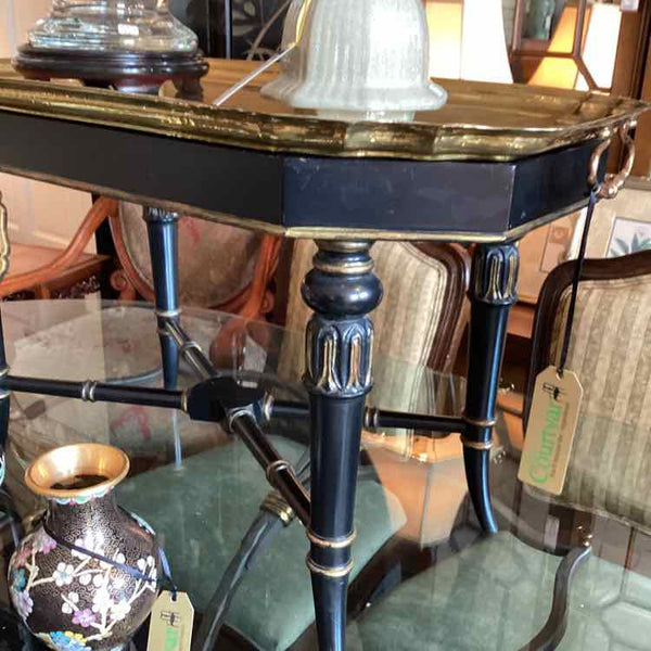 Brass Top Tray Table
