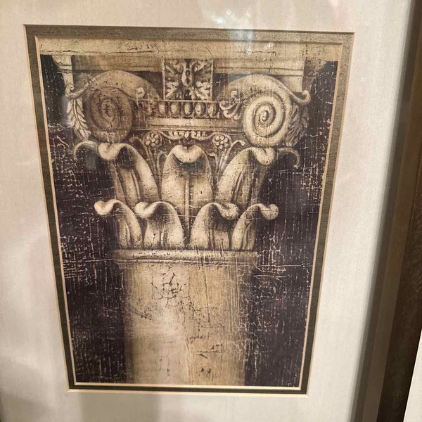 Pair of Framed Corinthian Column Prints