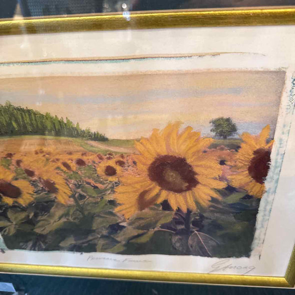 Framed Sunflower Print