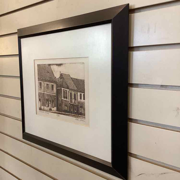 "Street Of Szentendre" Etching