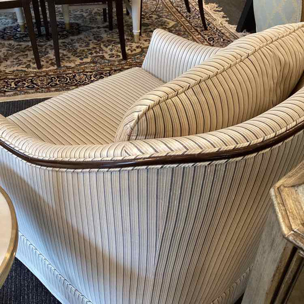 Striped Accent Chair