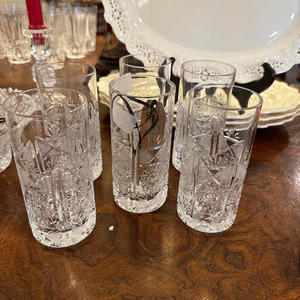 Six Rogaska Tumblers