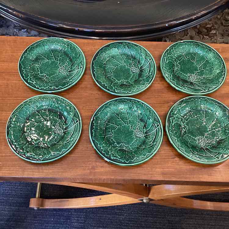 Green Leaf Salad Plates