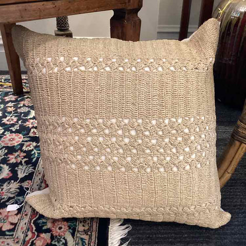 Tan Straw Pillow (Down)