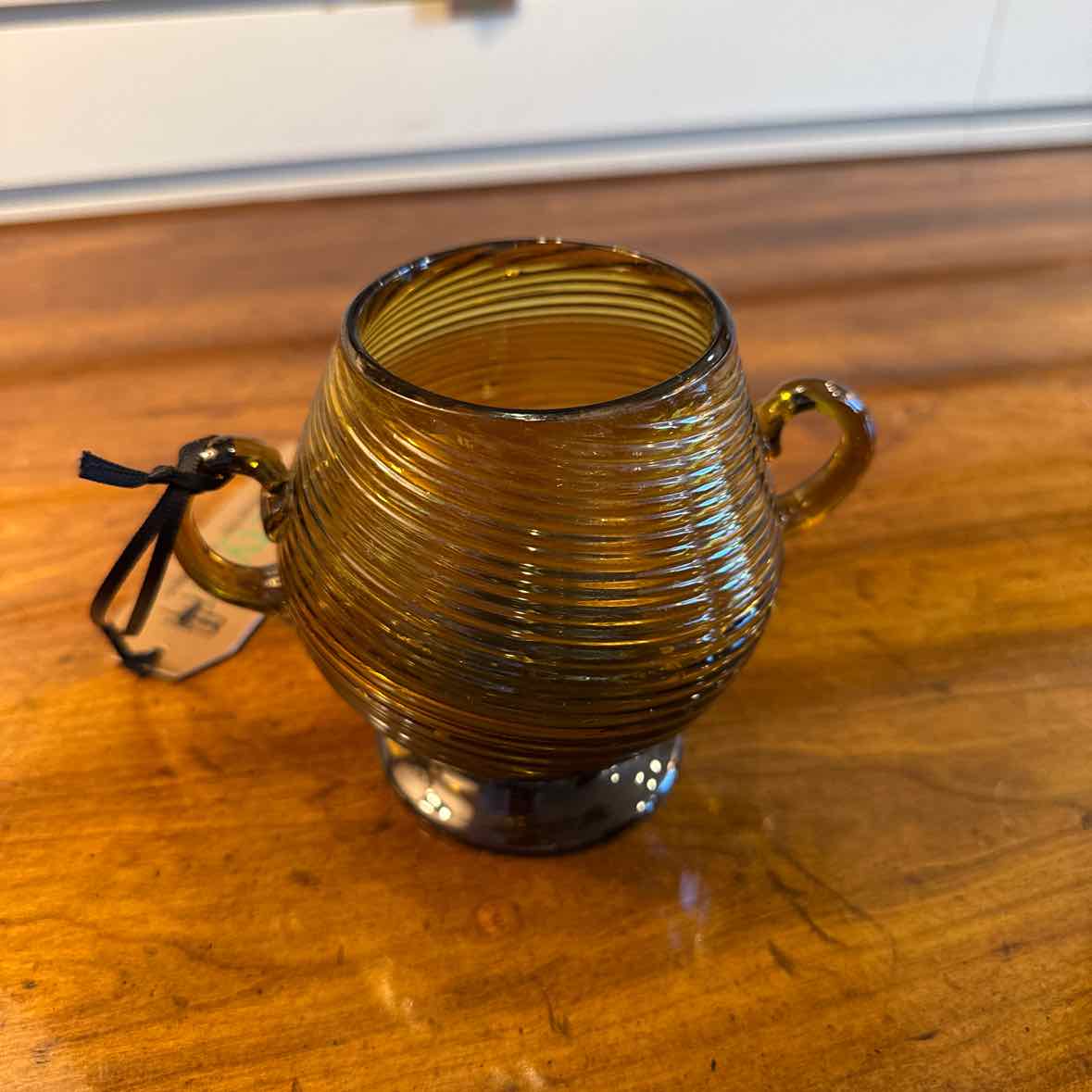 Brown Glass Vase