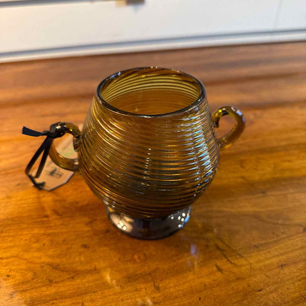 Brown Glass Vase