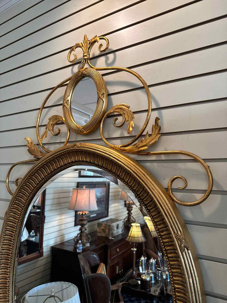 Labarge Gold Beveled Ornate Mirror