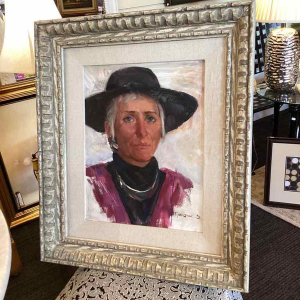 Scott Burdick Oil Painting of Lady