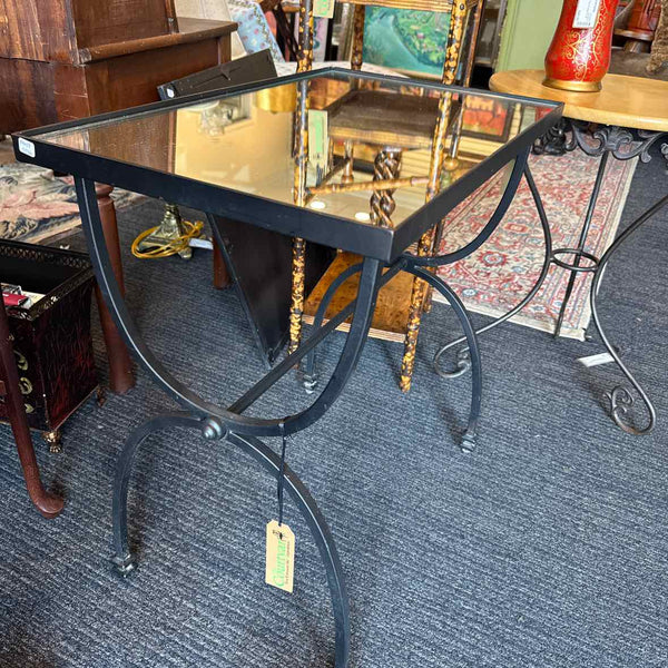 Iron Mirror Table
