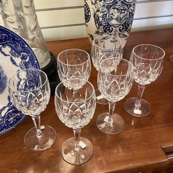 6 Gorham "Lady Anne" Wine Glasses