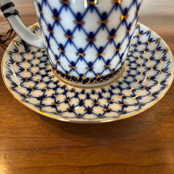 Imperial Lomonosov Covered Mug & Saucer
