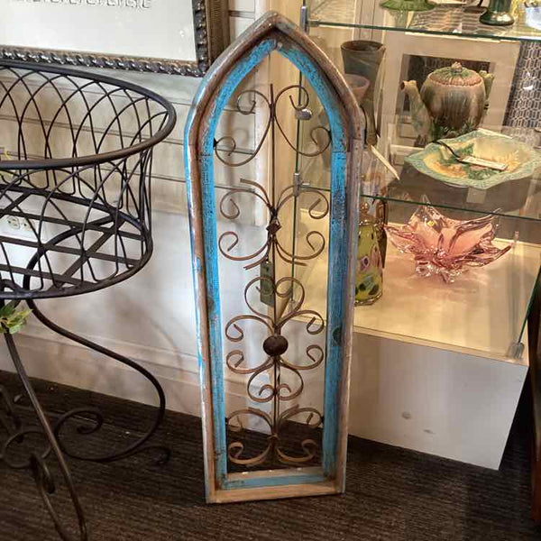 Wood And Iron Decorative Screen
