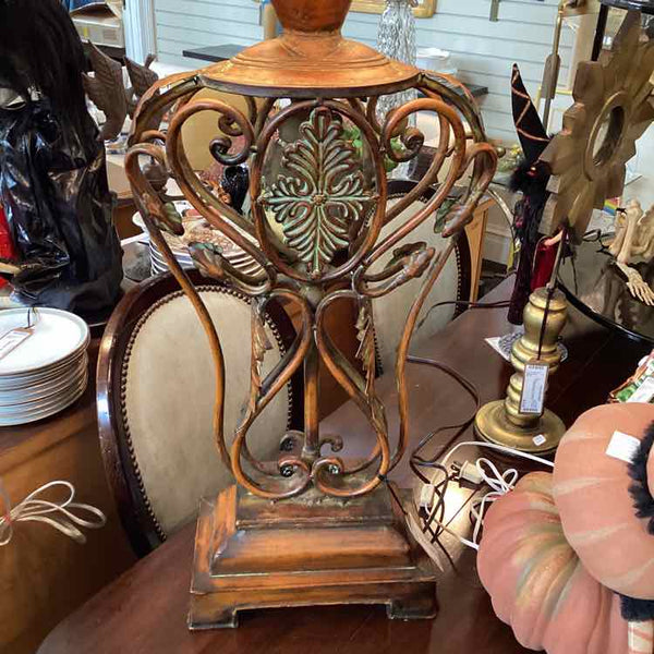 Brown Metal Base Lamp
