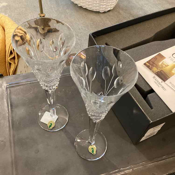 Two Waterford Toasting Flutes