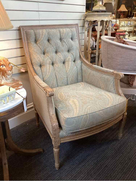 Cambridge Collection NC Green Leaf Chair