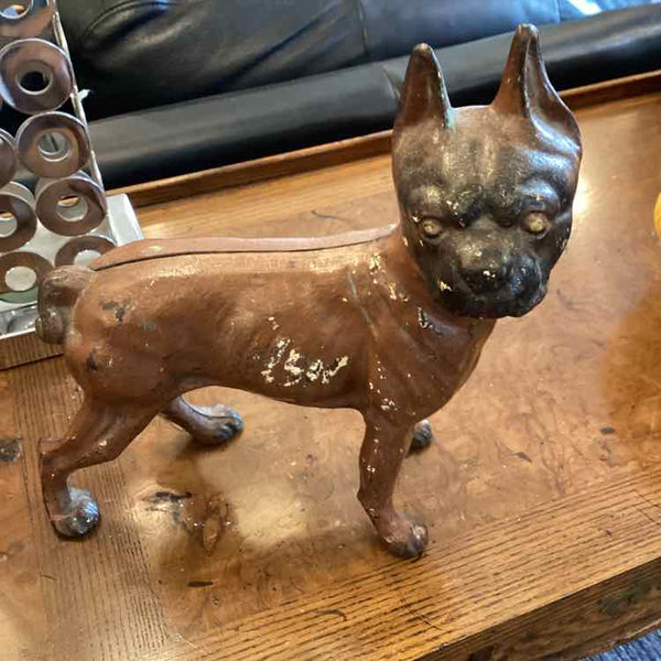 Vintage Dog Door Stop
