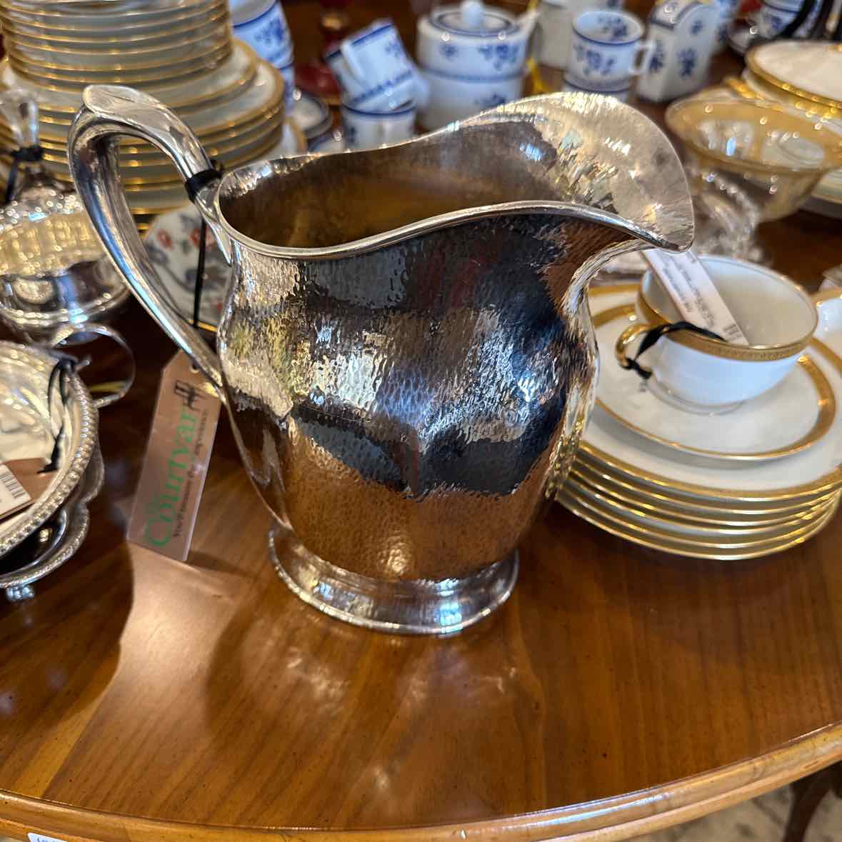 Hammered Arts & Crafts Style Pitcher