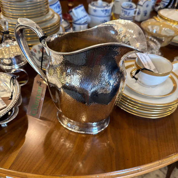 Hammered Arts & Crafts Style Pitcher