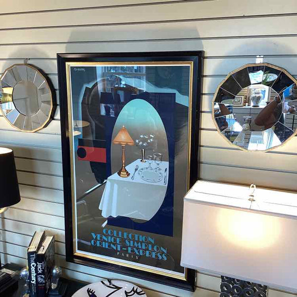 Vintage Orient Express Paris Poster