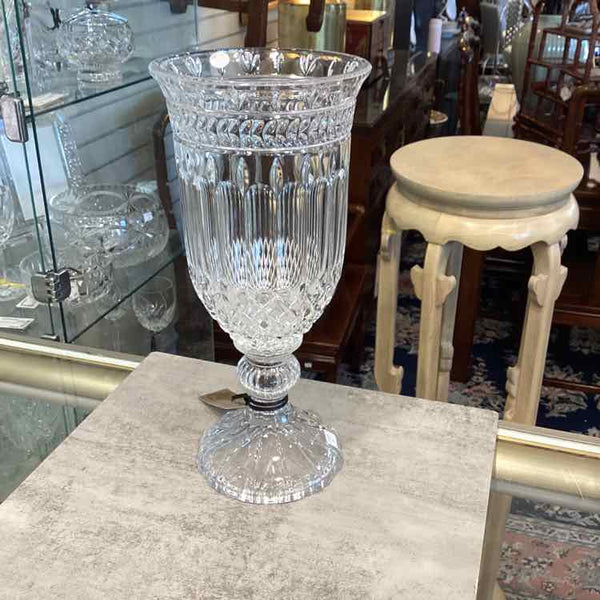 Crystal Pedestal Vase