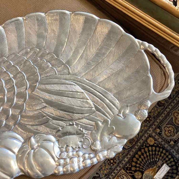 Gorham Metal Turkey Serving Platter