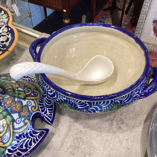 Italian Soup Tureen With Ladle