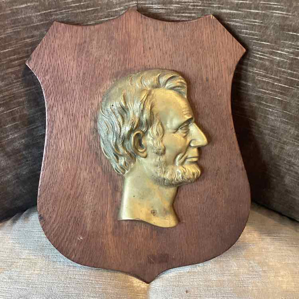 Brass Lincoln Plaque