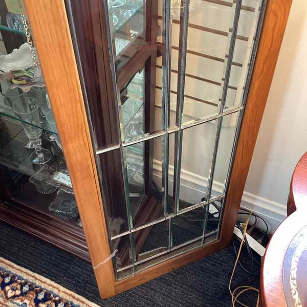 Vintage Leaded Glass Wall Hanging