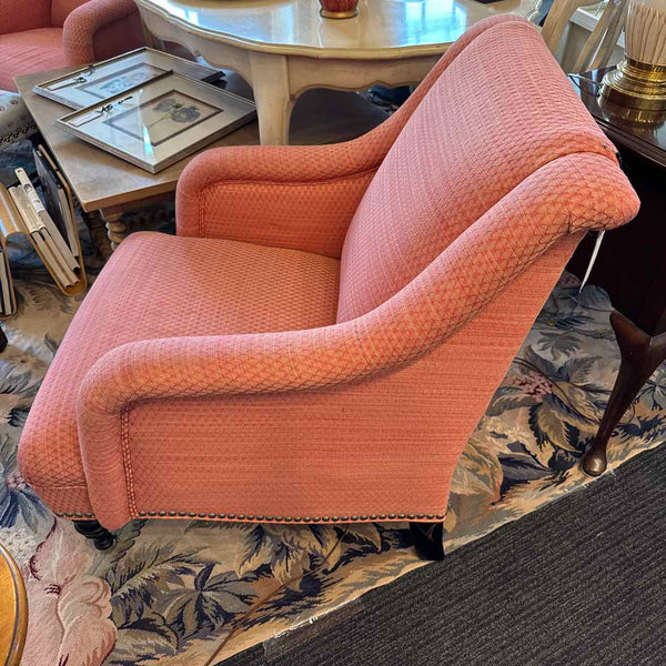 Gold/Williams Arm Chair - Cranberry